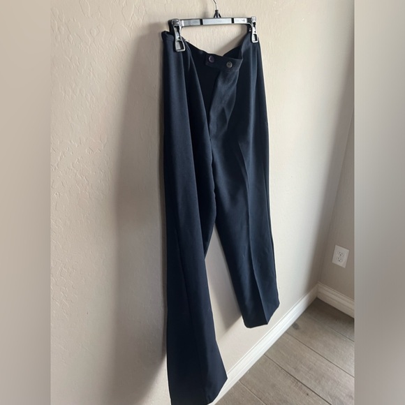 Vintage Women’s 2024 Trending Navy Slacks Pants Size 13 - Picture 3 of 6